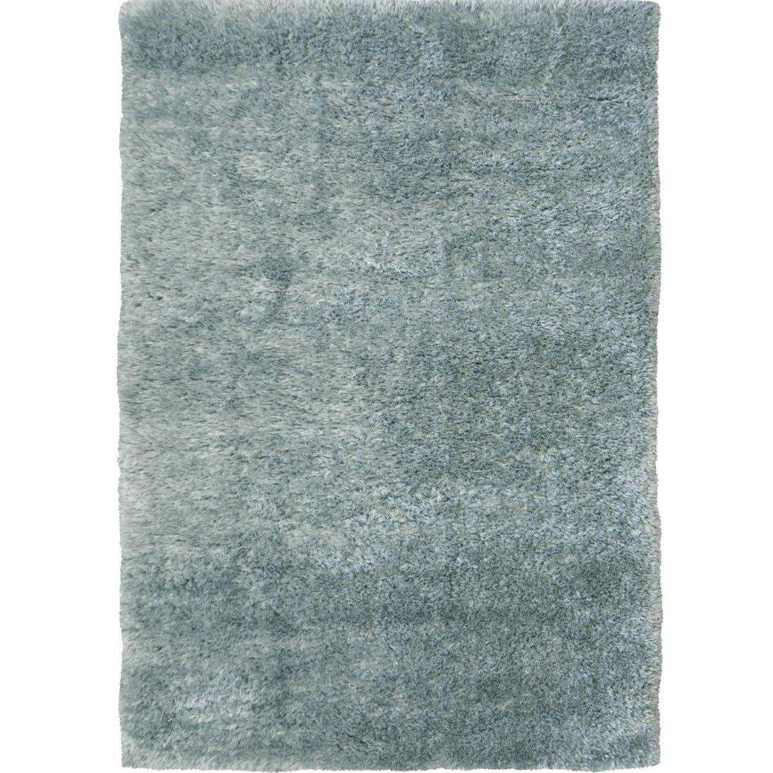 Rugs Lagom Collection Solid Design Shaggy Rug in Duck egg blue THE RUGS